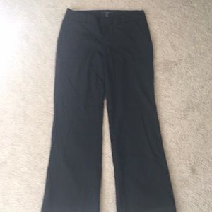 6P, black dress pants